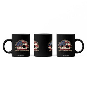 30th Birthday Coffee Mug Vintage 1996 30 Year Old Birthday USA Flag TS10 Print Your Wear
