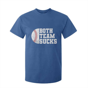 Funny Baseball T Shirt For Kid Both Teams Sucks Meme TS10 Royal Blue Print Your Wear