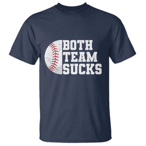 Funny Baseball T Shirt Both Teams Sucks Meme TS10 Navy Print Your Wear
