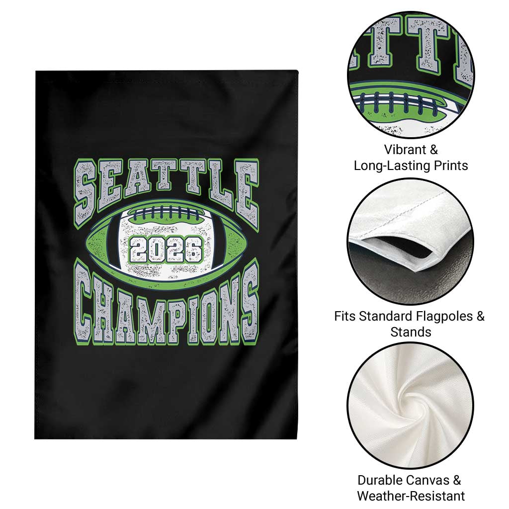 2026 Champion Seattle Garden Flag Football Lovers TS10 Print Your Wear