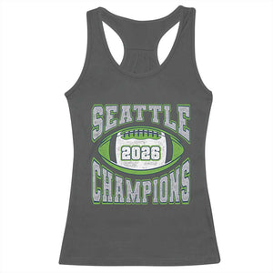 2026 Champion Seattle Racerback Tank Top Football Lovers TS10 Dark Heather Print Your Wear