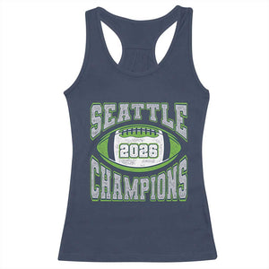 2026 Champion Seattle Racerback Tank Top Football Lovers TS10 Navy Print Your Wear