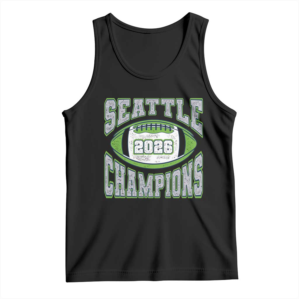 2026 Champion Seattle Tank Top Football Lovers TS10 Black Print Your Wear