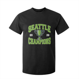 Seattle Champions 2026 T Shirt For Kid Retro Gameday Team Fan TS10 Black Print Your Wear