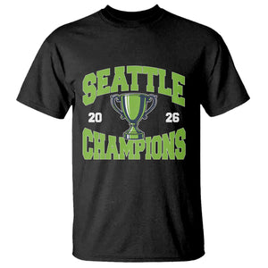 Seattle Champions 2026 T Shirt Retro Gameday Team Fan TS10 Black Print Your Wear
