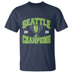 Seattle Champions 2026 T Shirt Retro Gameday Team Fan TS10 Navy Print Your Wear