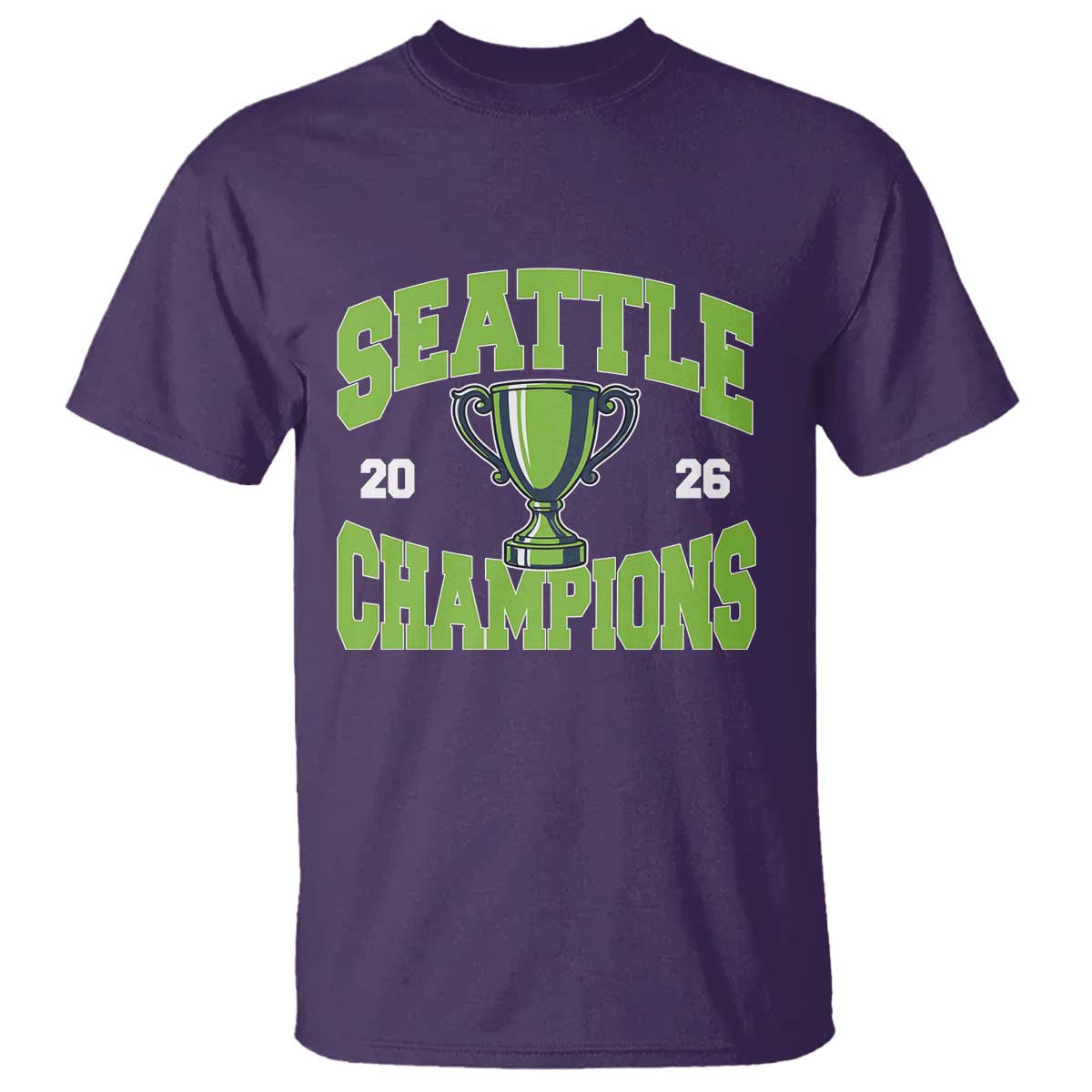 Seattle Champions 2026 T Shirt Retro Gameday Team Fan TS10 Purple Print Your Wear