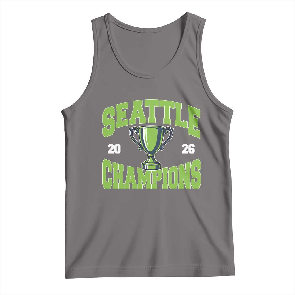 Seattle Champions 2026 Tank Top Retro Gameday Team Fan TS10 Deep Heather Print Your Wear