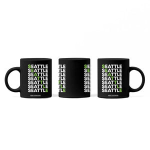 Vintage Seattle Coffee Mug Sports Lover Washington City TS10 Print Your Wear