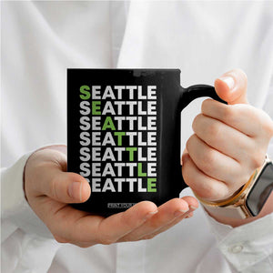 Vintage Seattle Coffee Mug Sports Lover Washington City TS10 Print Your Wear