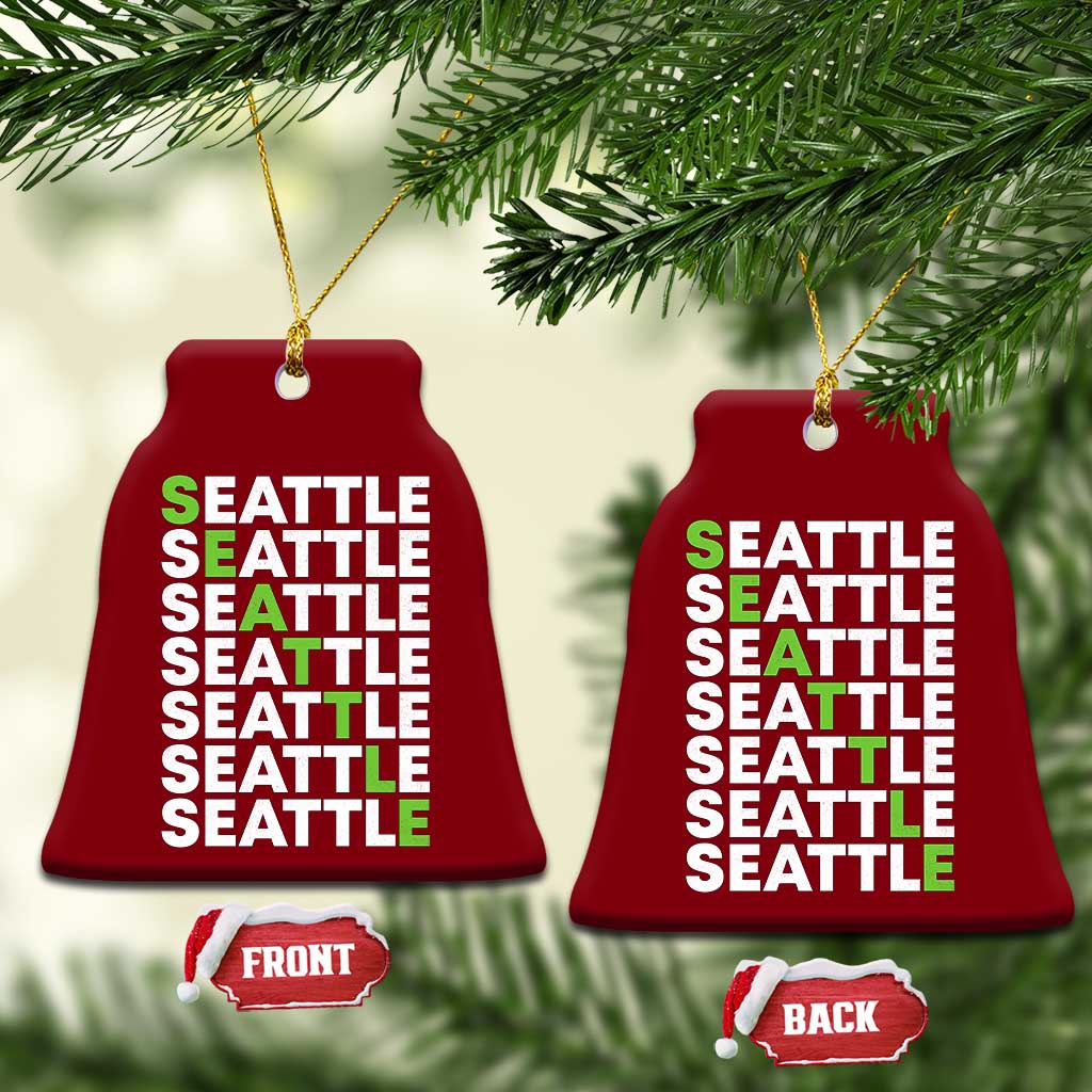 Vintage Seattle Ceramic Ornament Sports Lover Washington City TS10 Print Your Wear