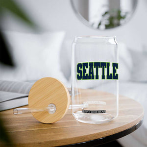 Vintage Seattle Glass Can Classic Print Retro Varsity TS10 Print Your Wear