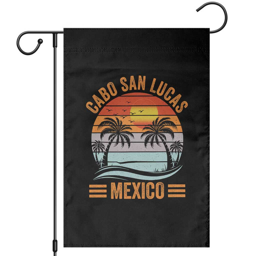 Cabo San Lucas Mexico Garden Flag Beach Summer Vacation Family Trip Retro 70s TS10 Black Print Your Wear