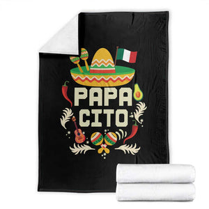 Mexican Dad Throw Blanket Papa Cito Latino Fathers Day Gift Mexican Pride TS10 Black Print Your Wear