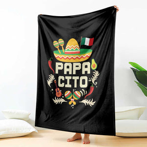 Mexican Dad Throw Blanket Papa Cito Latino Fathers Day Gift Mexican Pride TS10 Print Your Wear