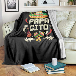 Mexican Dad Throw Blanket Papa Cito Latino Fathers Day Gift Mexican Pride TS10 Print Your Wear