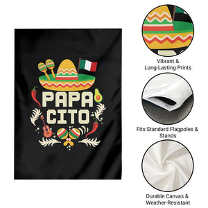 Mexican Dad Garden Flag Papa Cito Latino Fathers Day Gift Mexican Pride TS10 Print Your Wear