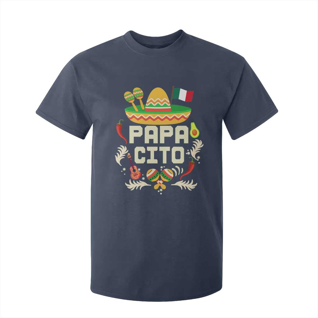 Mexican Dad T Shirt For Kid Papa Cito Latino Fathers Day Gift Mexican Pride TS10 Navy Print Your Wear