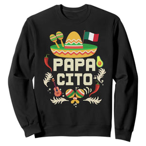 Mexican Dad Sweatshirt Papa Cito Latino Fathers Day Gift Mexican Pride TS10 Black Print Your Wear