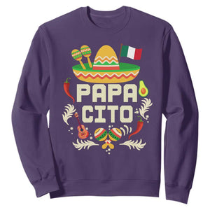 Mexican Dad Sweatshirt Papa Cito Latino Fathers Day Gift Mexican Pride TS10 Purple Print Your Wear