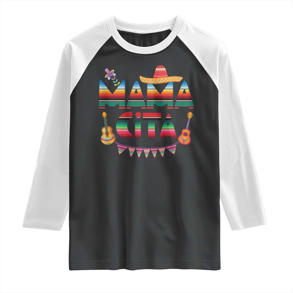 Mama Cita Raglan Shirt Mexican Mom Latina Mothers Day Gift TS10 Black White Print Your Wear