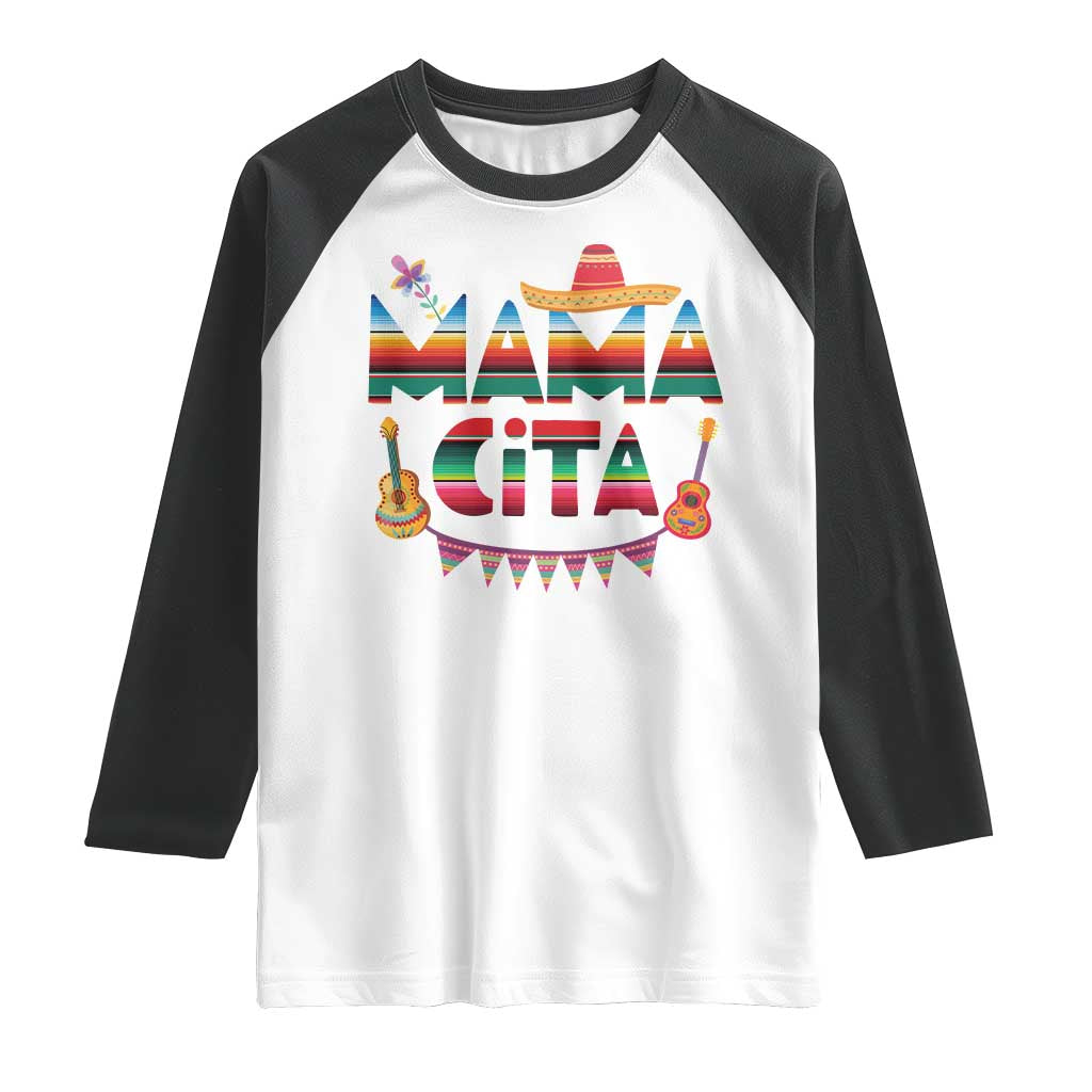 Mama Cita Raglan Shirt Mexican Mom Latina Mothers Day Gift TS10 White Black Print Your Wear