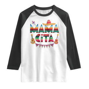 Mama Cita Raglan Shirt Mexican Mom Latina Mothers Day Gift TS10 White Black Print Your Wear
