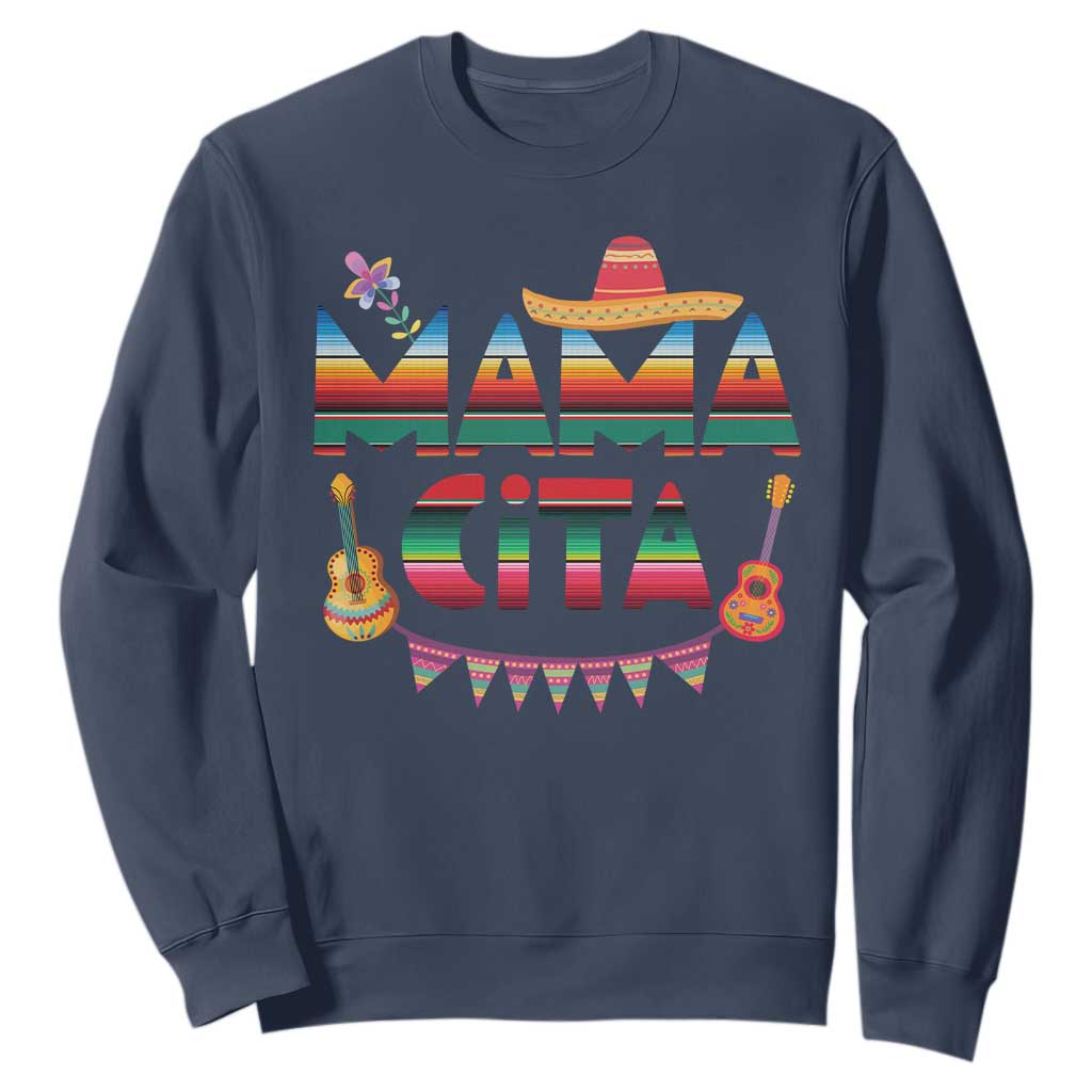 Mama Cita Sweatshirt Mexican Mom Latina Mothers Day Gift TS10 Navy Print Your Wear