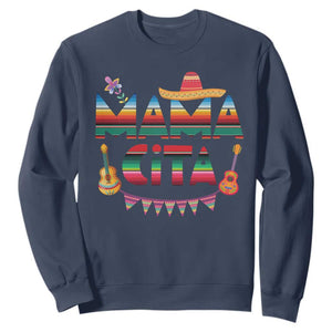 Mama Cita Sweatshirt Mexican Mom Latina Mothers Day Gift TS10 Navy Print Your Wear