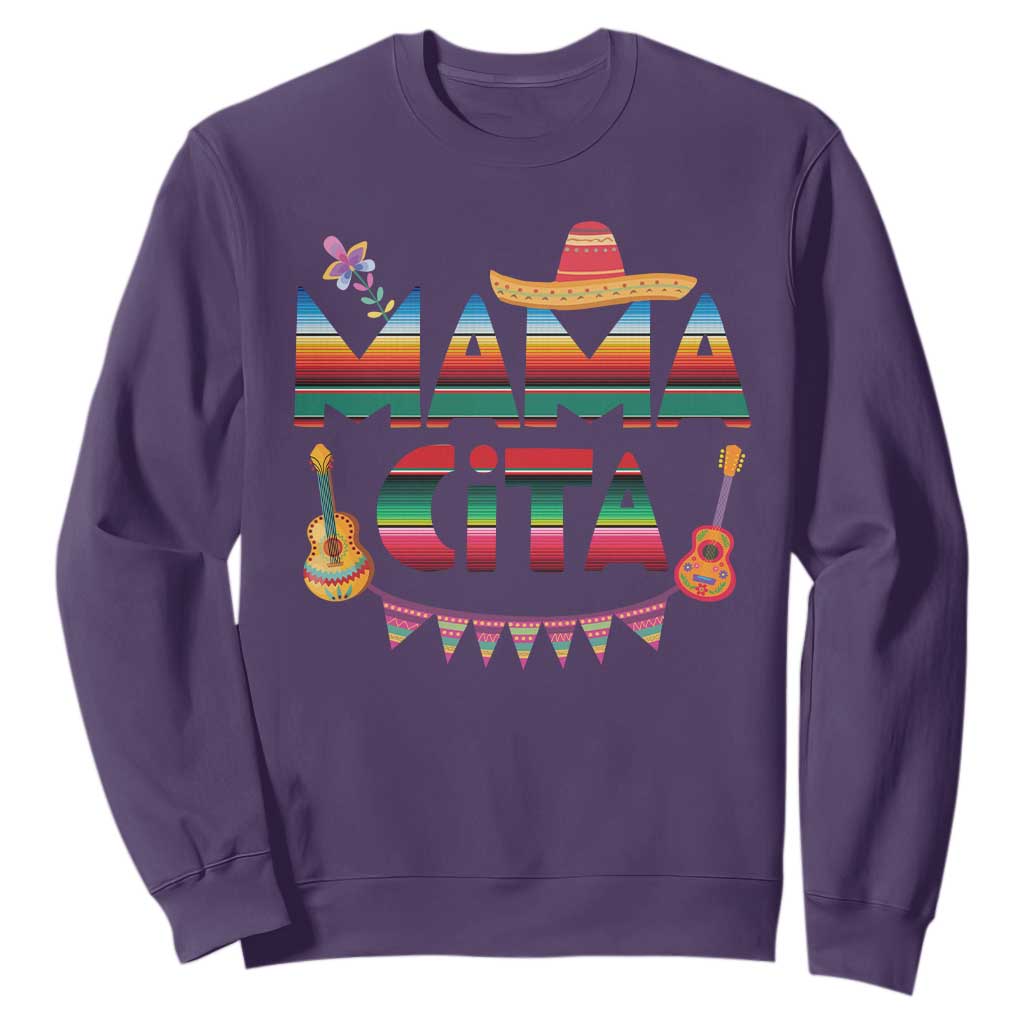 Mama Cita Sweatshirt Mexican Mom Latina Mothers Day Gift TS10 Purple Print Your Wear