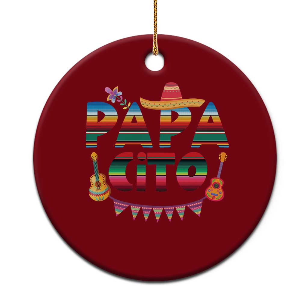 Papa Cito Ceramic Ornament Mexican Dad Latino Fathers Day Gift TS10 1pc Red Print Your Wear