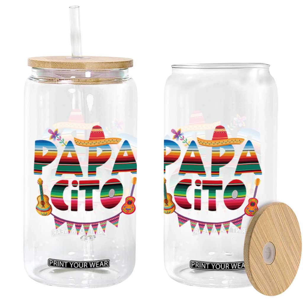 Papa Cito Glass Can Mexican Dad Latino Fathers Day Gift TS10 Print Your Wear