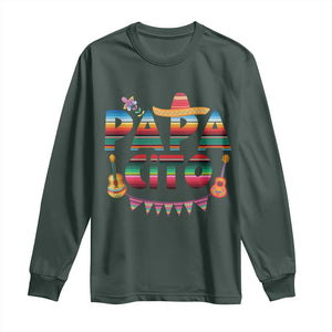 Papa Cito Long Sleeve Shirt Mexican Dad Latino Fathers Day Gift TS10 Dark Forest Green Print Your Wear