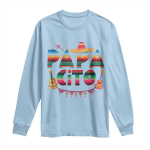 Papa Cito Long Sleeve Shirt Mexican Dad Latino Fathers Day Gift TS10 Light Blue Print Your Wear