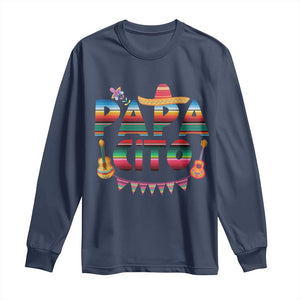 Papa Cito Long Sleeve Shirt Mexican Dad Latino Fathers Day Gift TS10 Navy Print Your Wear