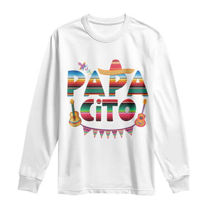 Papa Cito Long Sleeve Shirt Mexican Dad Latino Fathers Day Gift TS10 White Print Your Wear
