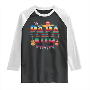 Papa Cito Raglan Shirt Mexican Dad Latino Fathers Day Gift TS10 Black White Print Your Wear