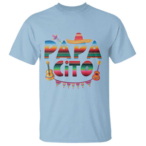 Papa Cito T Shirt Mexican Dad Latino Fathers Day Gift TS10 Light Blue Print Your Wear