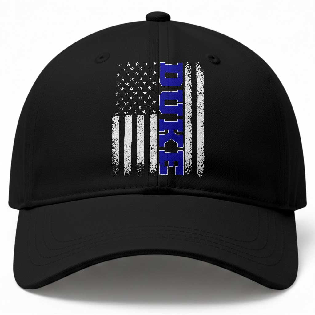 Vintage Duke Name American Flag Baseball Cap Retro Sport Basketball Fans TS10 Print Your Wear