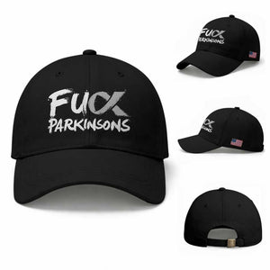 Fuck Parkinsons Baseball Cap Parkinsons Disease Awareness Month TS10 Baseball Cap Universal Fit Black Print Your Wear