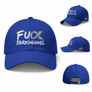 Fuck Parkinsons Baseball Cap Parkinsons Disease Awareness Month TS10 Baseball Cap Universal Fit Royal Blue Print Your Wear