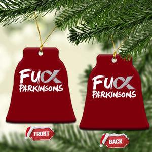 Fuck Parkinsons Ceramic Ornament Parkinsons Disease Awareness Month TS10 Print Your Wear
