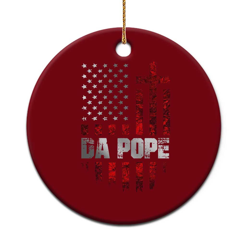 Da Pope Leo XIV Ceramic Ornament From America Chicago America US Flag TS10 1pc Red Print Your Wear