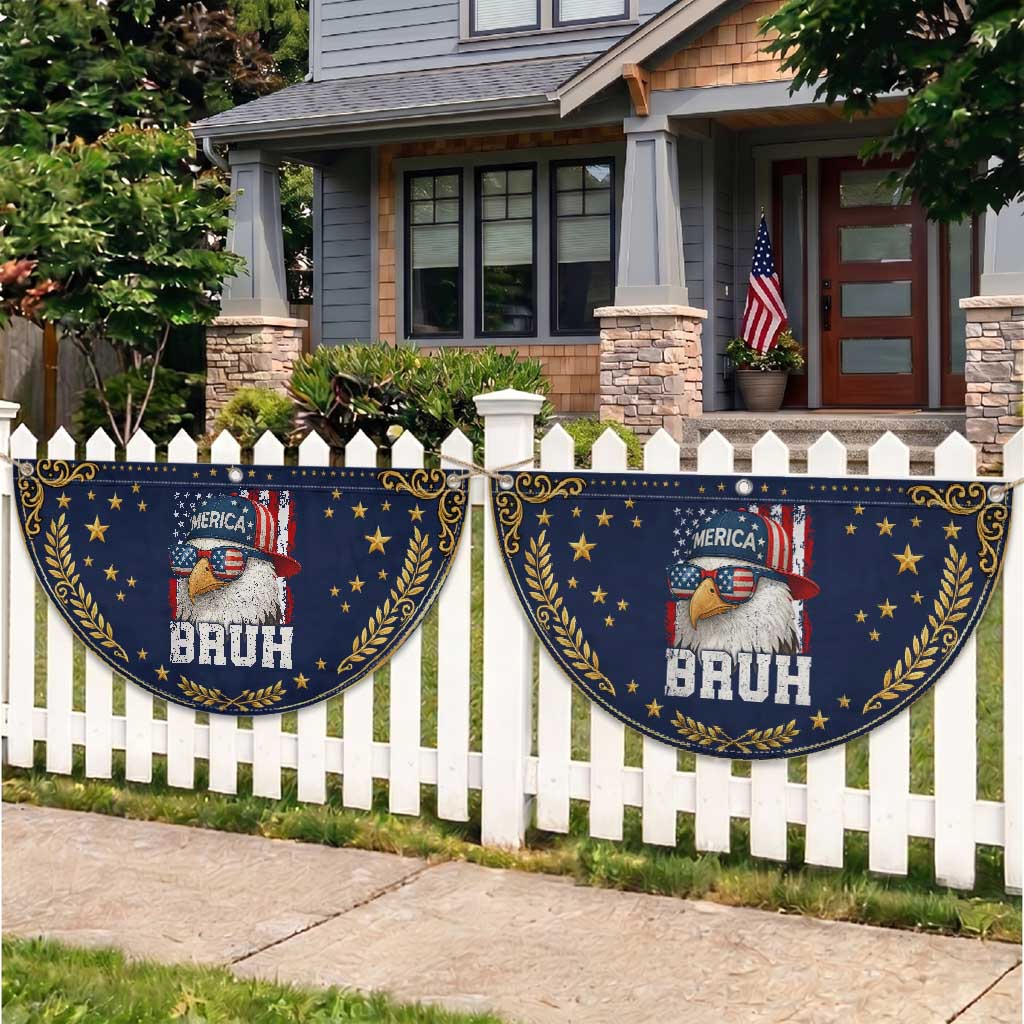 Bruh 'Merica Bald Eagle 4th of July Patriotic Fan Flag USA Flag TS10 2pcs pack Vintage Navy Print Your Wear