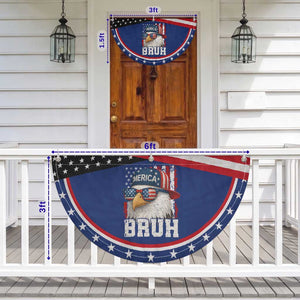 Bruh 'Merica Bald Eagle 4th of July Patriotic Fan Flag USA Flag TS10 Print Your Wear