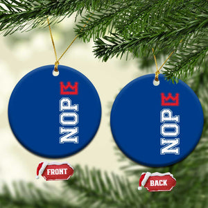 No Kings Ceramic Ornament In America Protest TS10 1pc Blue Print Your Wear