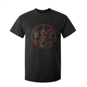 No Kings in America T Shirt For Kid Skull Crown Nope Kings TS10 Black Print Your Wear