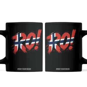 Ro Norway Viking Norwegian Flag Nordic Pride Coffee Mug TS10 Black Print Your Wear