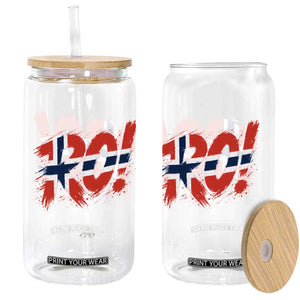Ro Norway Viking Norwegian Flag Nordic Pride Glass Can TS10 Print Your Wear