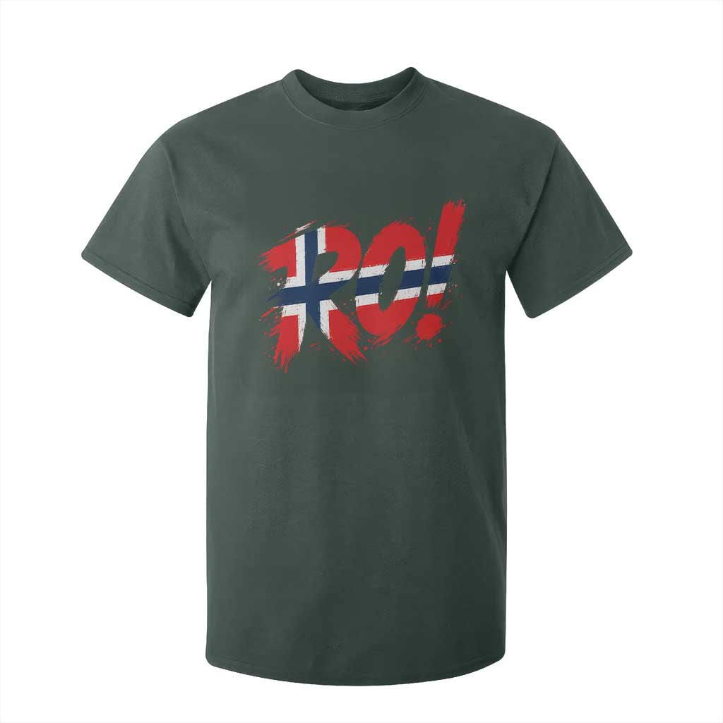 Ro Norway Viking Norwegian Flag Nordic Pride T Shirt For Kid TS10 Dark Forest Green Print Your Wear